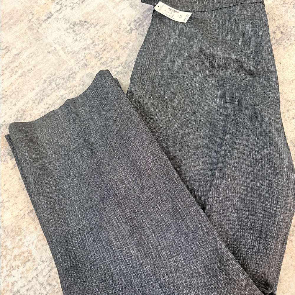 Dressbarn Charcoal Gray Trousers